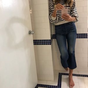 Sexy high skinny cropped denim